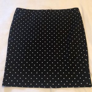 Polka Dot Pencil Skirt